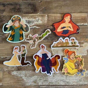 Geïnspireerde personagestickers Waterbestendig Anastasia 3,25&quot; vinyl waterflessticker