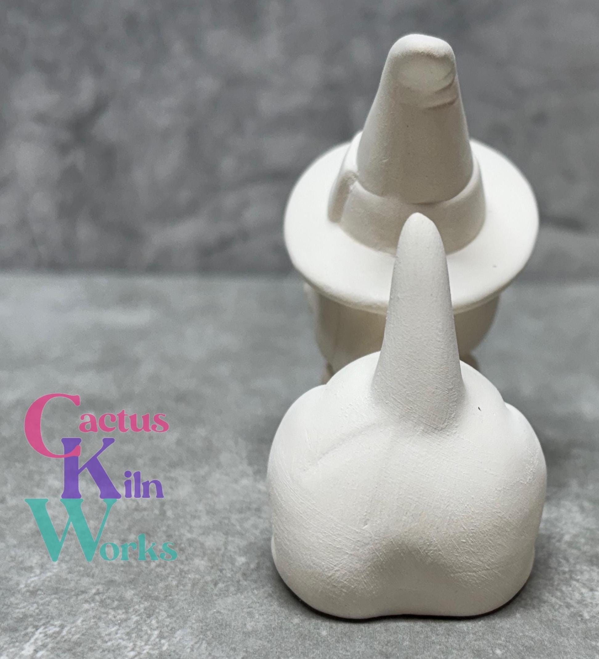 Figurine Céramique Bisque Halloween Kitty Prête à Peindre - Dona USA