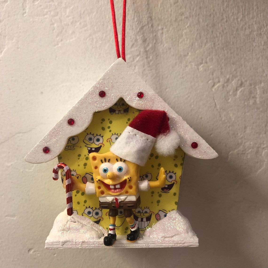 Handmade SpongeBob SquarePants Wooden Gingerbread House Etsy