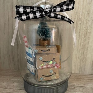 Ręcznie robione Amazon Lovers Dream Christmas Holiday Packages Shatterproof Ornament