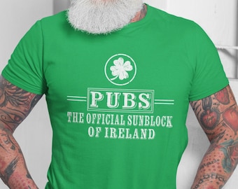 Irish Pub T-Shirt: Die offizielle Sonnencreme Irlands, St. Patrick's Day