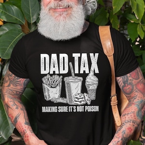 Vatertag lustiges Papa Steuer T-Shirt Vatertagsgeschenk für Papa humorvolles Papa Steuer Definition Männer Geschenk T-Shirt