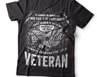 US Veteran T-Shirt Gift For US Army Veteran Tee Shirt