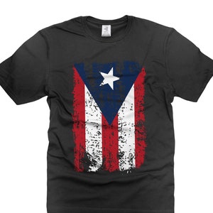 Puerto Rico Flag T-shirt PR distress Flag Boricua Puerto Rican Shirt Mens unisex Flag shirt