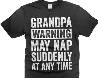 Grandpa Funny T-shirt Father's day Papa Tee Shirt Grandfather Gift Humor Funny Cotton Mens Tshirt Birthday Gift for Him Shirt