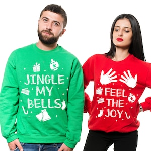 Jingle my bells feel the joy sweater hot sale