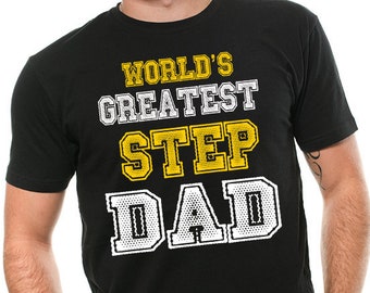 T-shirt stiefvader Heren Vaderdag cadeau shirt stiefvader shirt stiefvader T-shirt Vaderdag cadeau shirt