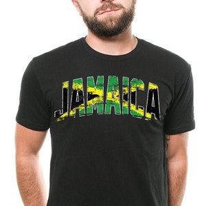 Jamaica T-shirt Mens Jamaican Heritage Flag Kingston T-shirt Tee Shirt Jamaica Independence Day Shirt Tee shirts Unisex Shirt