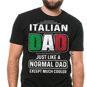Italienisches Vati-T-Shirt Vatertagsgeschenk-Hemd Italien-Hemd bestes Geburtstagsgeschenk für Väter-Vatertagshemd