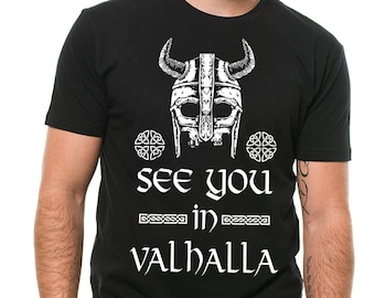 Camiseta vikinga de Valhalla: camiseta nórdica de Ragnar Lothbrok