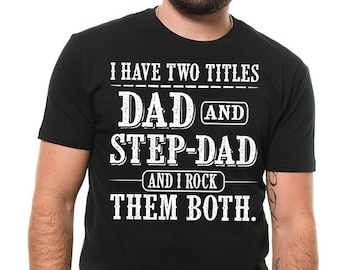 T-shirt stiefvader cadeau stiefvader shirt cadeau voor stiefvader Vaderdag shirt cadeau stiefvader T-shirt herenshirt