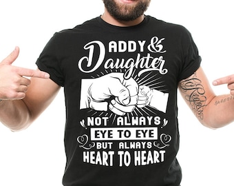 Vatertag T-shirt Geschenk für Papa Geburtstag Geschenk Papa und Tochter T-shirt beste Geschenk für Vater von Tochter