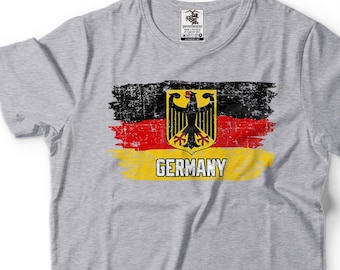 Germany Flag Eagle T-Shirt: Deutschland Heritage Pride