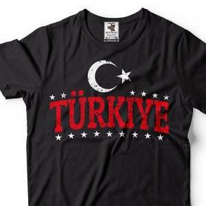 Türkiye T-Shirt Türkisches Erbe Herren Unisex T-Shirt Türkei Flagge Shirt Nationaltag Geburtstagsgeschenk T-Shirt