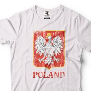 Polen-T-Shirt polnischen Erbe-Unabhängigkeitstag-Hemd-Polen-Wappen Adler-Hemd