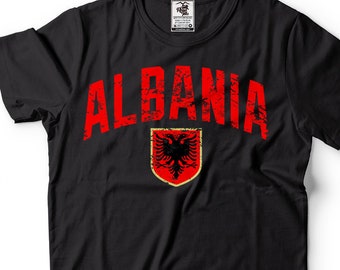 Camiseta Albania Eagle: Camiseta con símbolo nacional Shqipëri