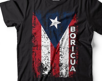 Puerto Rico T-shirt Boricua Shirt PR flag T-shirt Puerto Rican Shirt Birthday Gift Heritage Fathers day Gift Christmas Gift Shirts