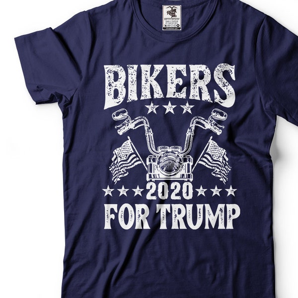 Bikers for Trump 2024 Tee shirt Mens shirt Donald Trump Tee shirt mens tee Biker Bike Tee shirt Trump Supporter Tee