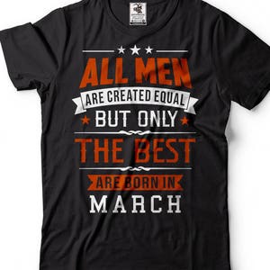 3月生まれのおもしろバースデーTシャツギフトTシャツバースデーTシャツ3月生まれのバースデーシャツギフトTシャツ