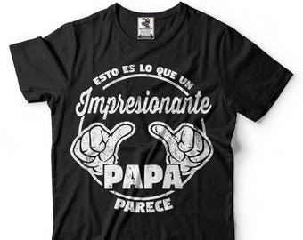 Impresionante Papa T-Shirt Vatertag Geschenk Tshirt