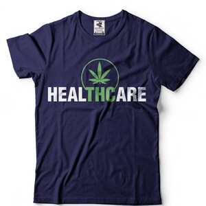 Marijuana T-Shirt Funny Cannabis Weed Joint Pot Smoker Tee Shirt