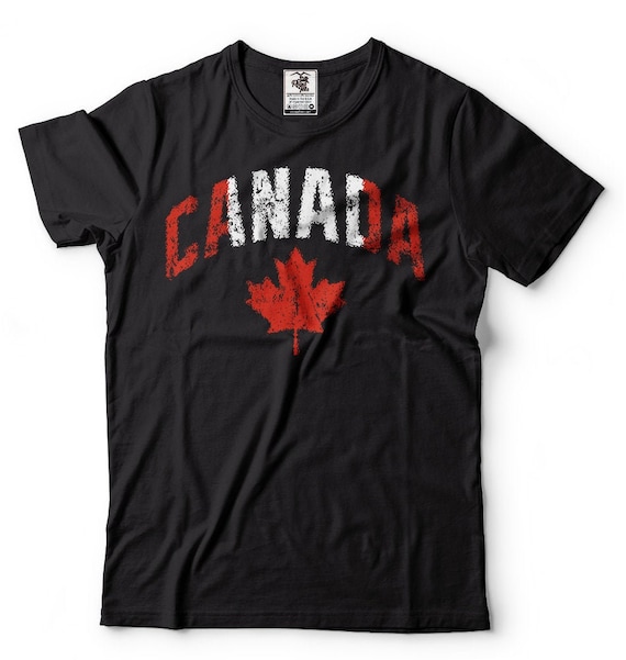 Canada T shirt Canada Maple Leaf Flag T shirt Canadian Heritage National Day Mens Unisex Fit T shirt Etsy Ireland
