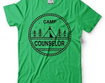 Camp Shirt Summer Camp Counselor Tee - Etsy