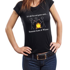 Wiener Woman Top Funny T Shirt Christmas Gift Tee Shirt