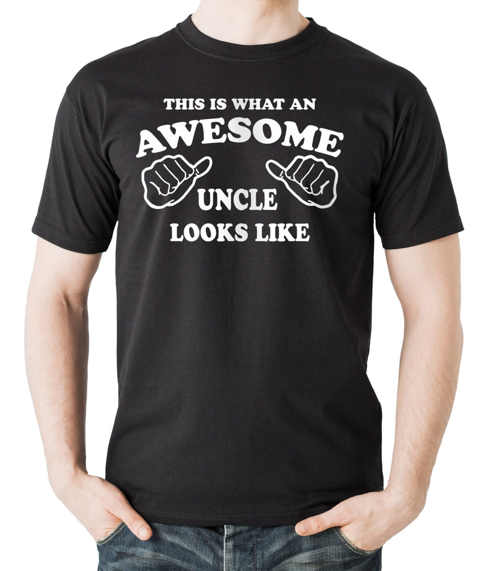This is What an Awesome Uncle Looks Like T-shirt Gift for | Etsy
