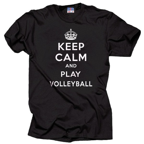 Keep Calm And Play Volleyball T-Shirt Gift For Volleyball Player Tee Shirt