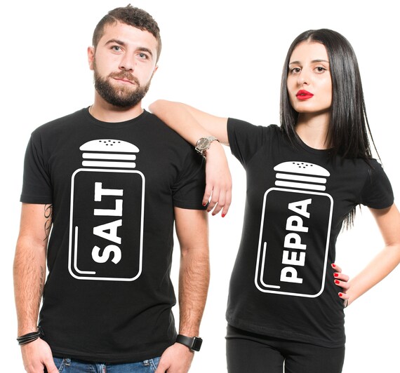 Salt Shaker Halloween Costume T-Shirt For Couples Salt Shaker Halloween Costume T-Shirt For Couples