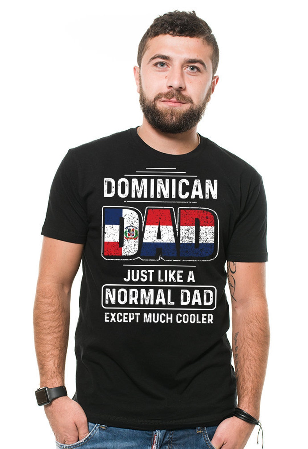 Dominican Dad Father's Day Gift Shirt Best Fathers Day - Etsy