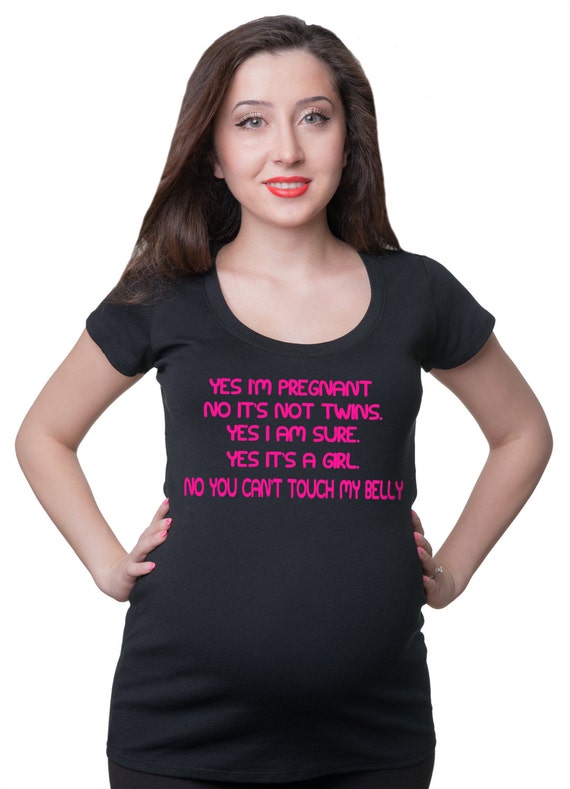 Funny Maternity It's A Girl T-shirt: Pregnancy Gift