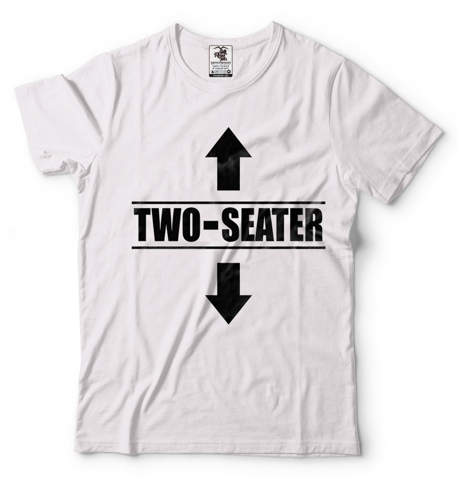 Two Seater Funny Shirt Mens Funny Shirt Two-seater Humor Tee - Etsy