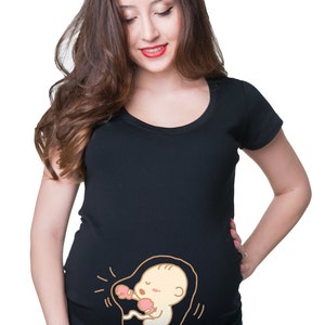 Camisetas para embarazadas divertidas best sale