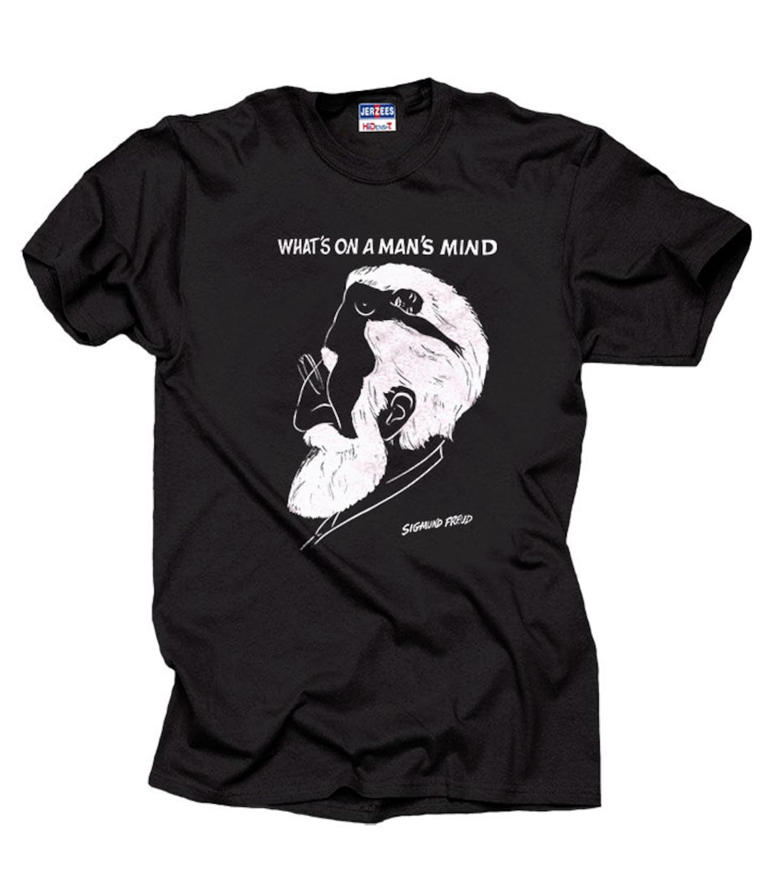 What's on Man's Mind Sigmund Freud T-shirt Geeky Tee Shirt - Etsy
