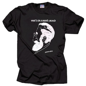 What&#39;s On Man&#39;s Mind Sigmund Freud T-Shirt Geeky Tee Shirt