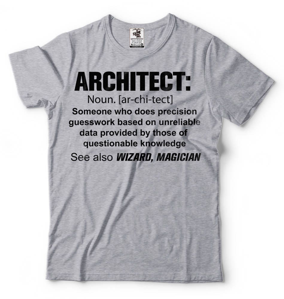 funny architect t shirts