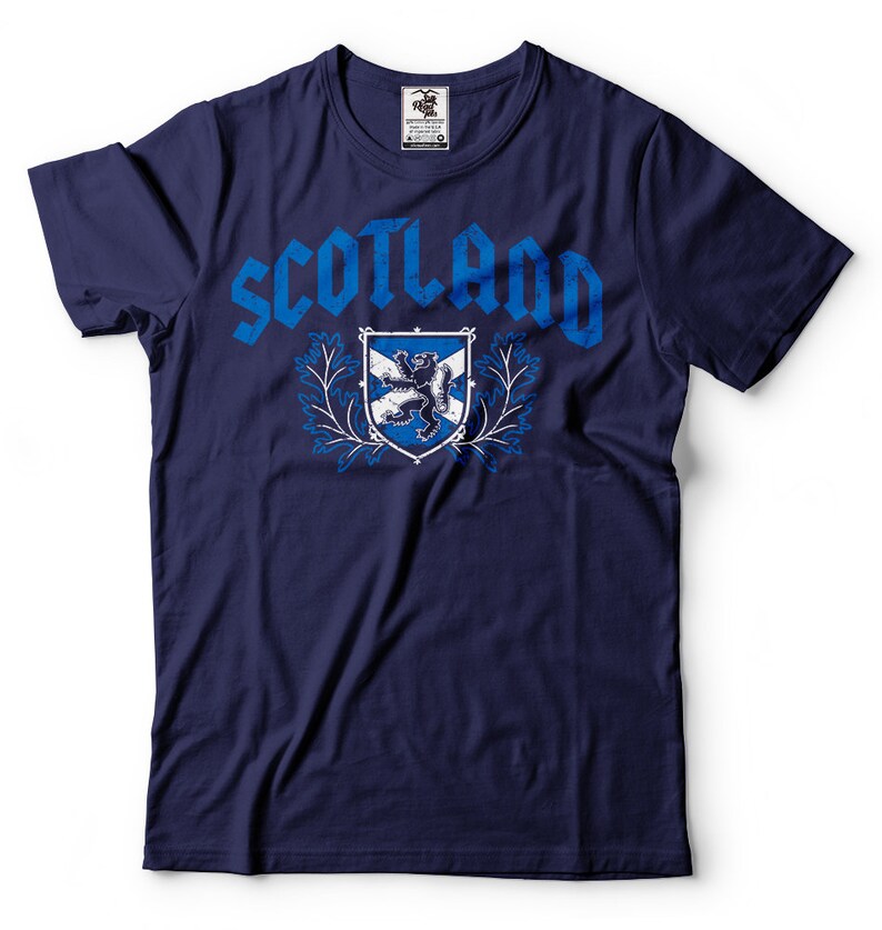 Scotland Tshirt Mens Tee Shirt Scottish Roots Tee Shirt Etsy