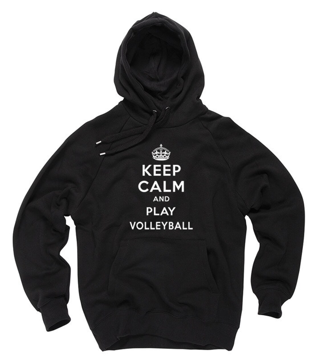 Keep Calm and Play Volleyball Hoodie Volleyball Player Hooded Etsy