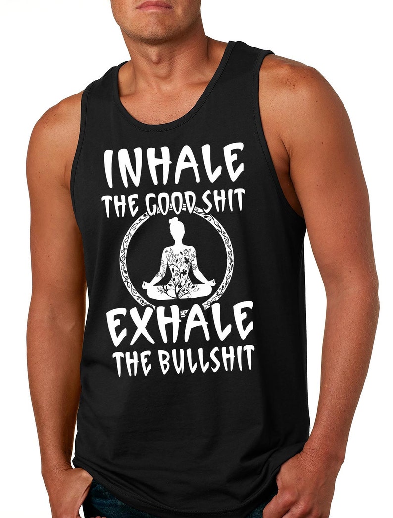Meditation Tank Top Funny Yoga Tank Top Etsy