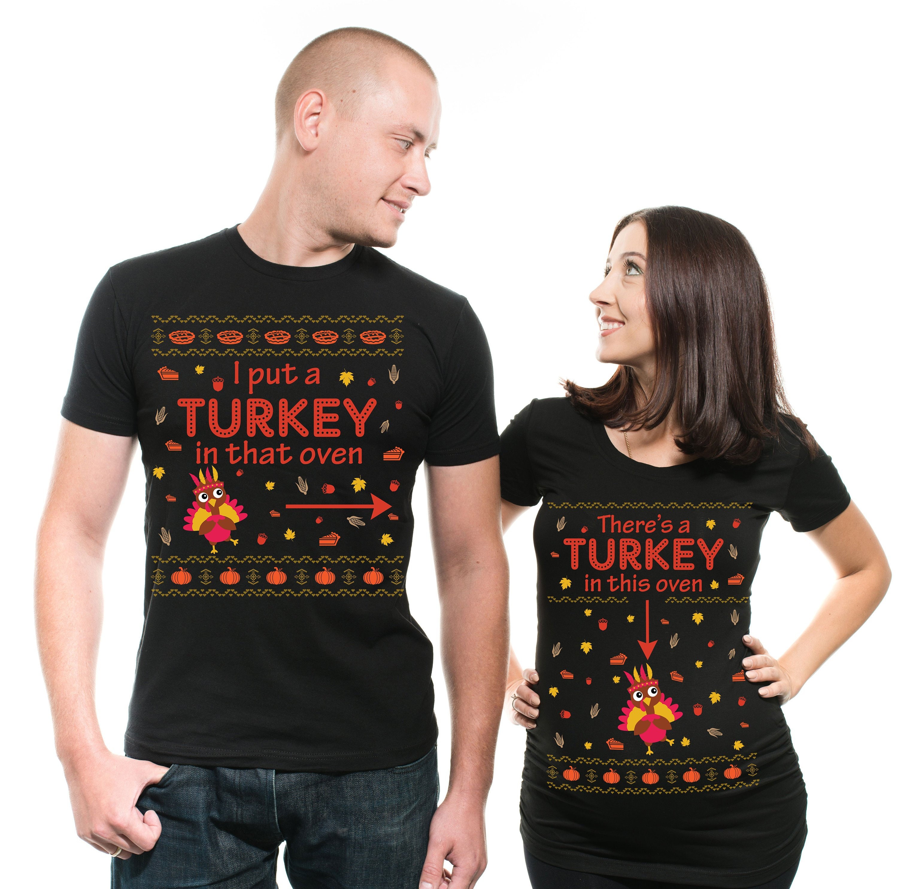 thanksgiving maternity shirt couples