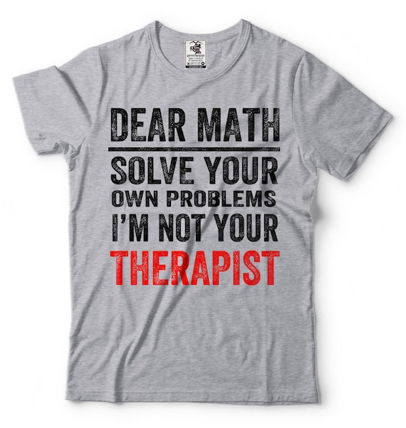 math tee shirts funny
