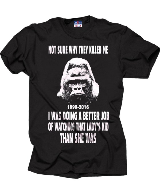 rip harambe t shirt