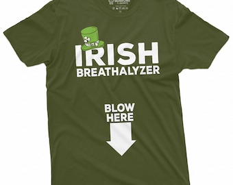 Funny Irish Breathalyzer T-Shirt - St Patricks Day Drinking Tee