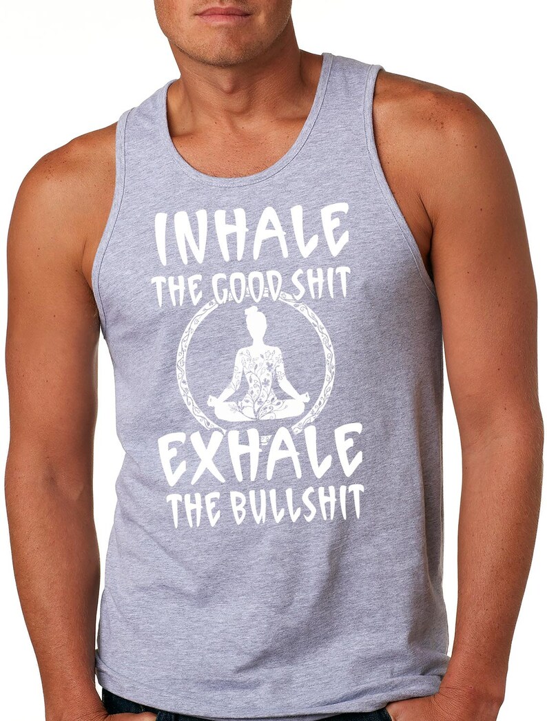 Meditation Tank Top Funny Yoga Tank Top - Etsy