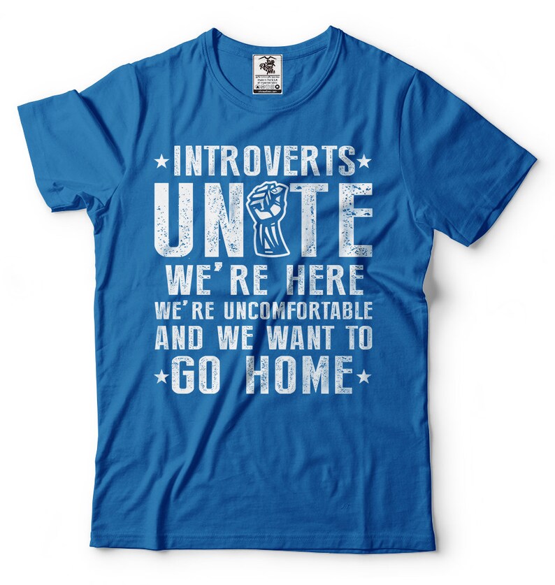 Funny Introvert Geek T-shirt Mens Funny Tee Shirt Introverts - Etsy