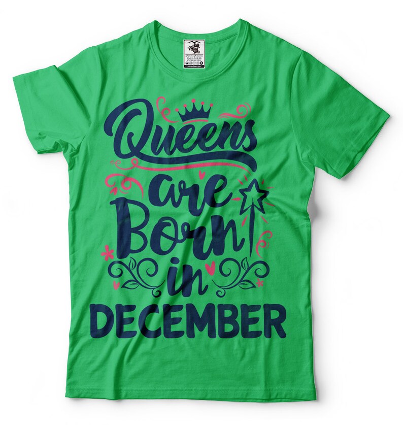 December Born Birthday Gift T shirt Born In December Tee Shirt Etsy