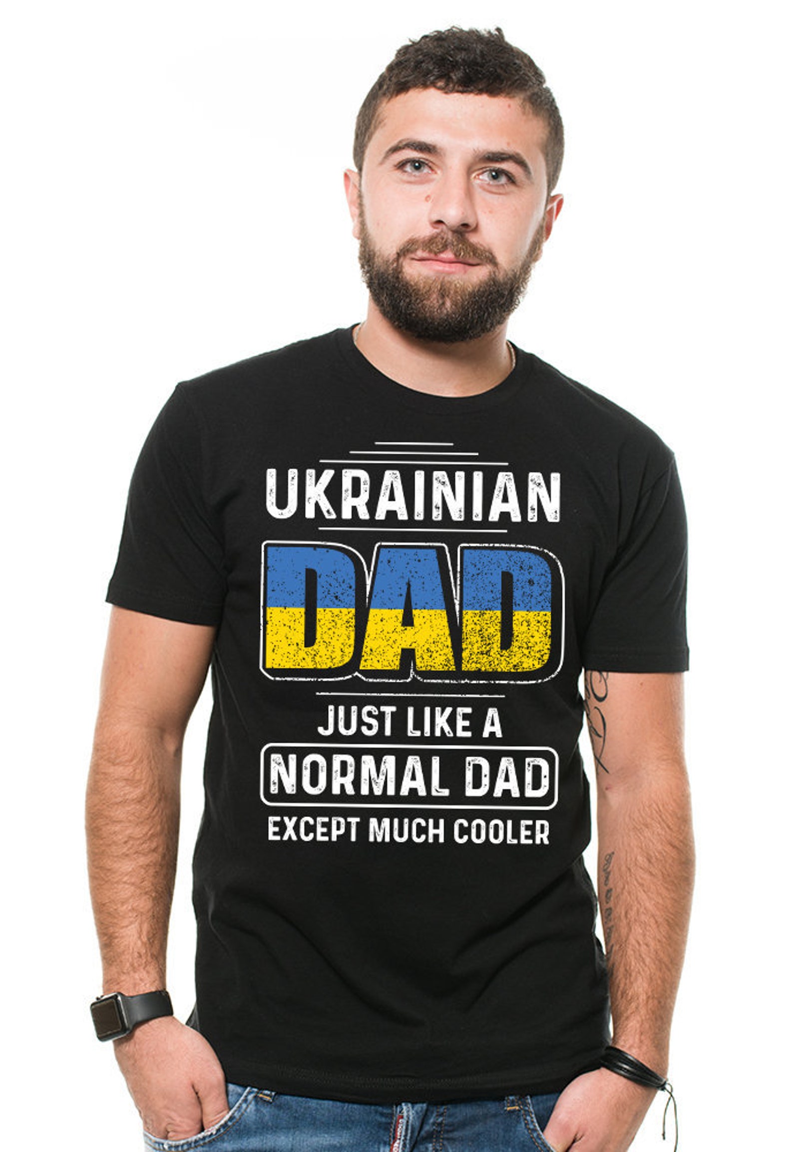 Ukrainian Dad Father's Day Gift Shirt Mens Tee Shirt - Etsy