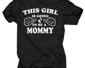 To Be A Mommy T-shirt Baby Announcement Tee Shirt Future mommy mom maternity shirt